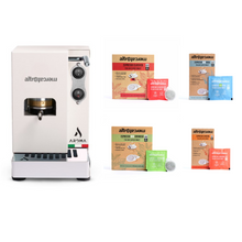 Carica l'immagine nel visualizzatore di Gallery, KIT PAUSA CAFFE' - MACCHINETTA WHITE + CIALDE | COD. 8064K |