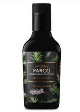 Carica l'immagine nel visualizzatore di Gallery, OLIO EVO DEL PARCO AROMATIZZATO AL ROSMARINO 250 ML - BIO | COD. HUBCMB002218
