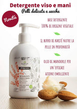 Carica l'immagine nel visualizzatore di Gallery, DETERGENTE VISO MANI NUTRIENTE PELLI DELICATE - BIO | COD. 10000111 | 300 ml