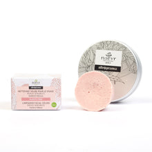 Carica l'immagine nel visualizzatore di Gallery, DETERGENTE VISO SOLIDO PELLI SENSIBILI KARITÈ E IBISCO - BIO | COD. 00003928 | 35 gr