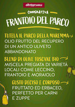 Carica l'immagine nel visualizzatore di Gallery, OLIO EVO DEL PARCO IN LATTA 5 LITRI- BIO | COD 1238