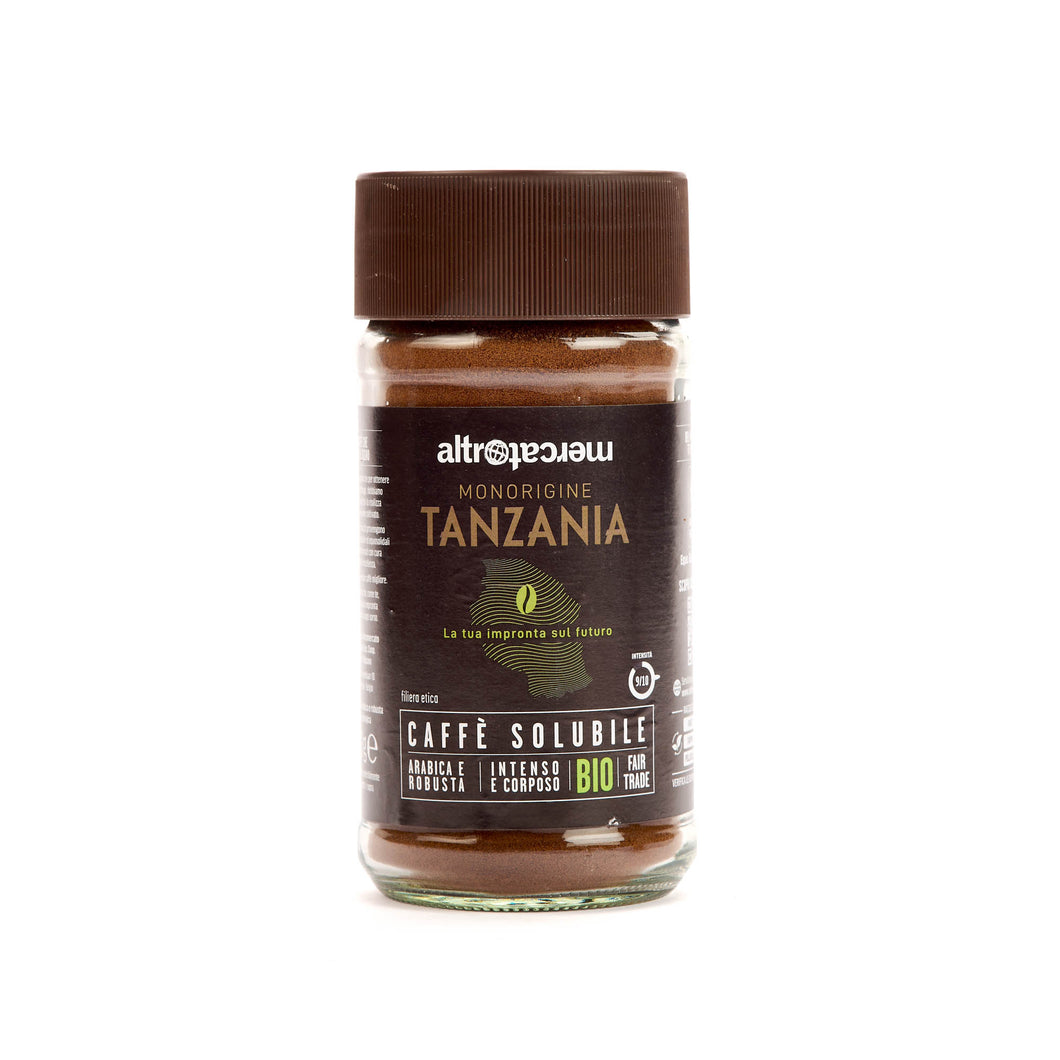 CAFFÈ SOLUBILE MONORIGINE TANZANIA - BIO | COD. 00000549 | 100 g
