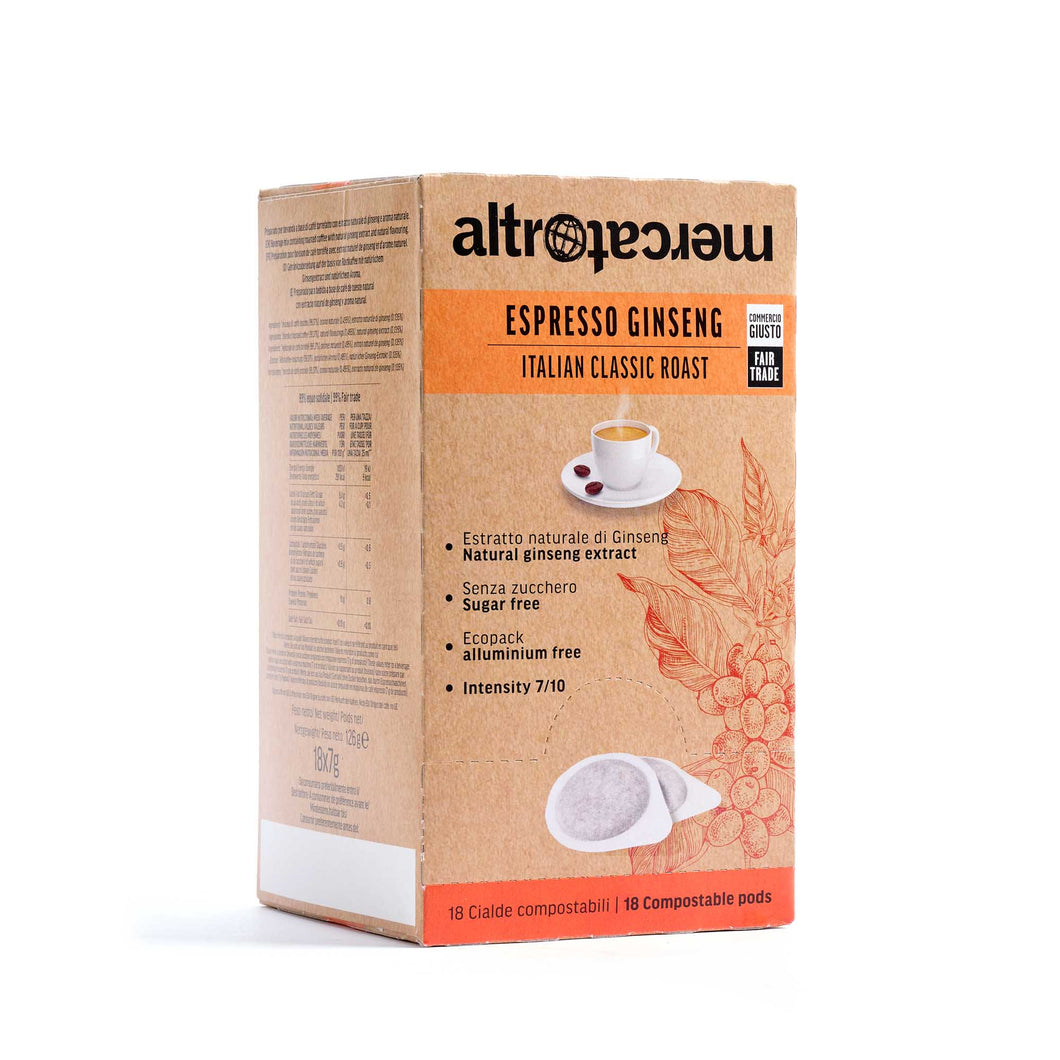 CAFFÈ ESPRESSO GINSENG IN CIALDE | COD. 00006667 | 18PZ