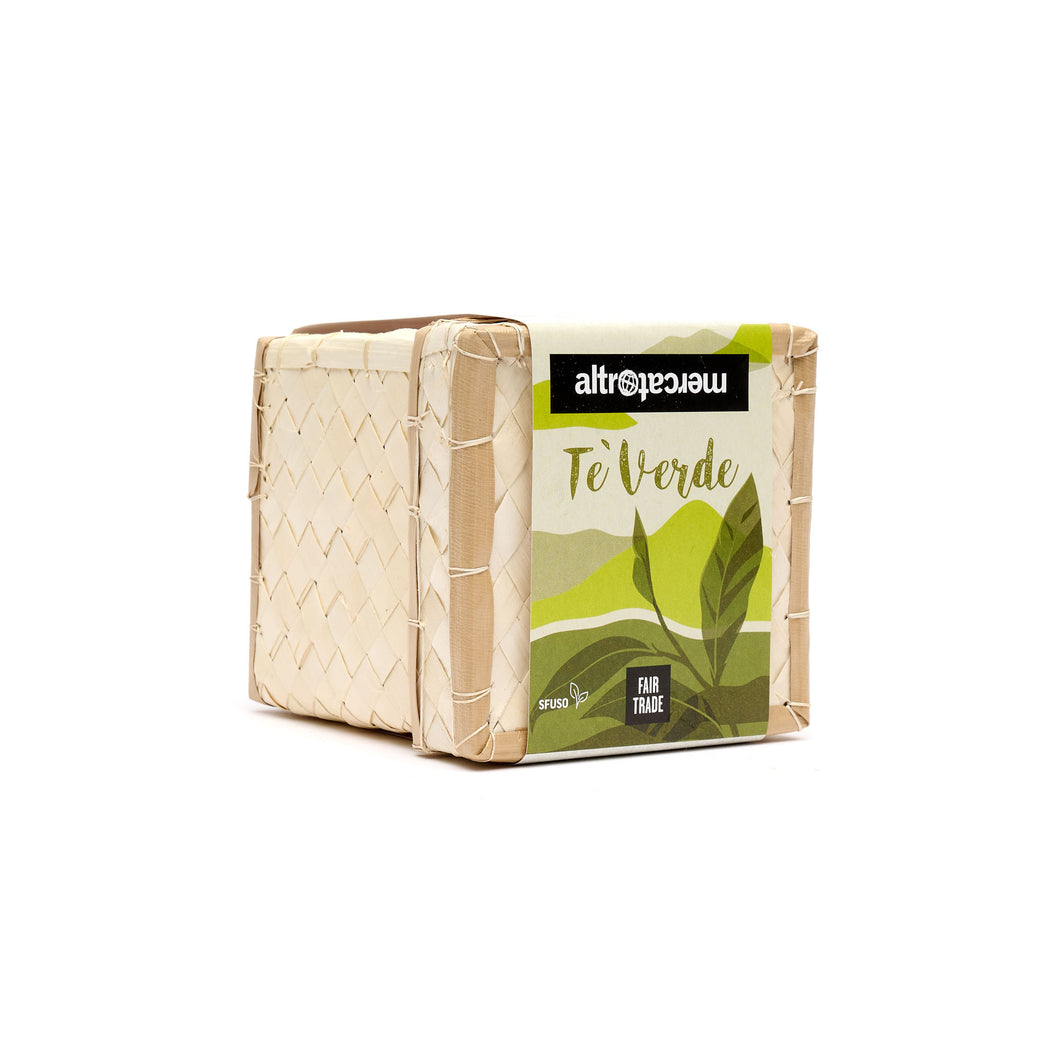 TÈ VERDE IN FOGLIE SFUSO CESTINO SRI LANKA | COD. 00000803 | 50 g