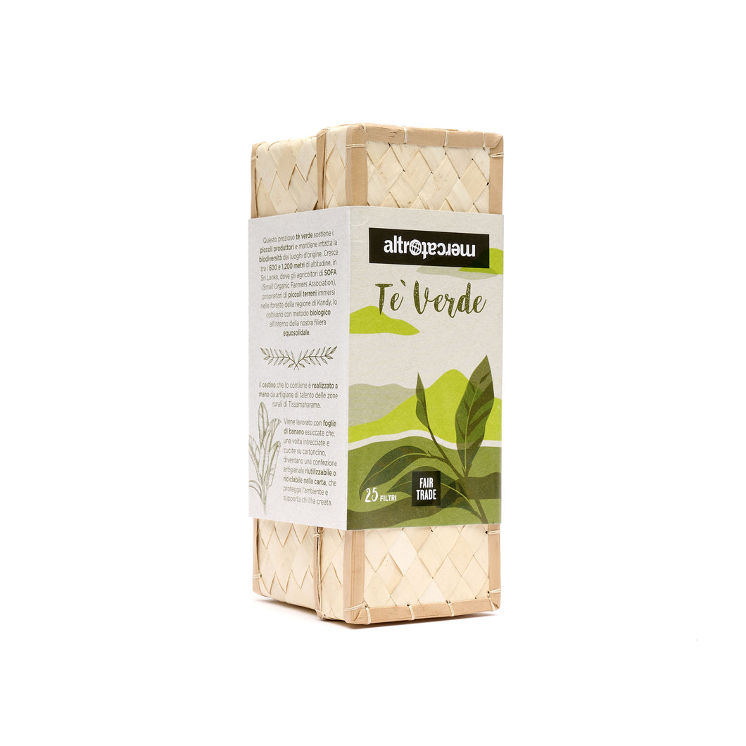TÈ VERDE CESTINO IN FILTRI SRI LANKA | COD. 00000806 | 25 filtri - 50 g