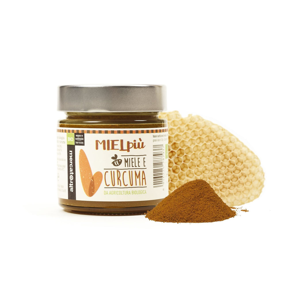 MIELE E CURCUMA MIELPIÙ - BIO | COD. 00001010 | 300 g