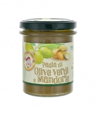 PASTA DI OLIVE VERDI E MANDORLE - BIO | COD. LAFVEG14 | 180 g