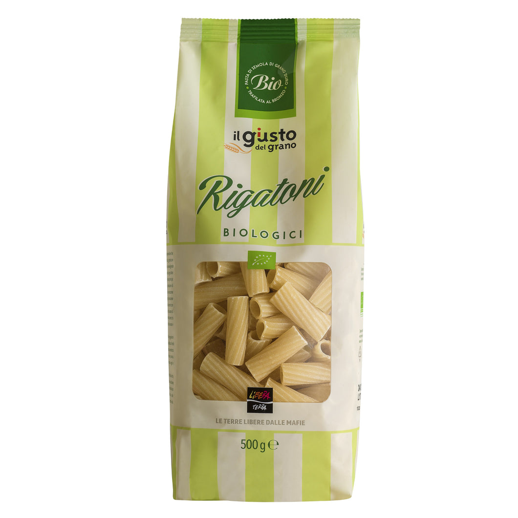 RIGATONI DI SEMOLA DI GRANO DURO - BIO | COD. 00000542 | 500 g