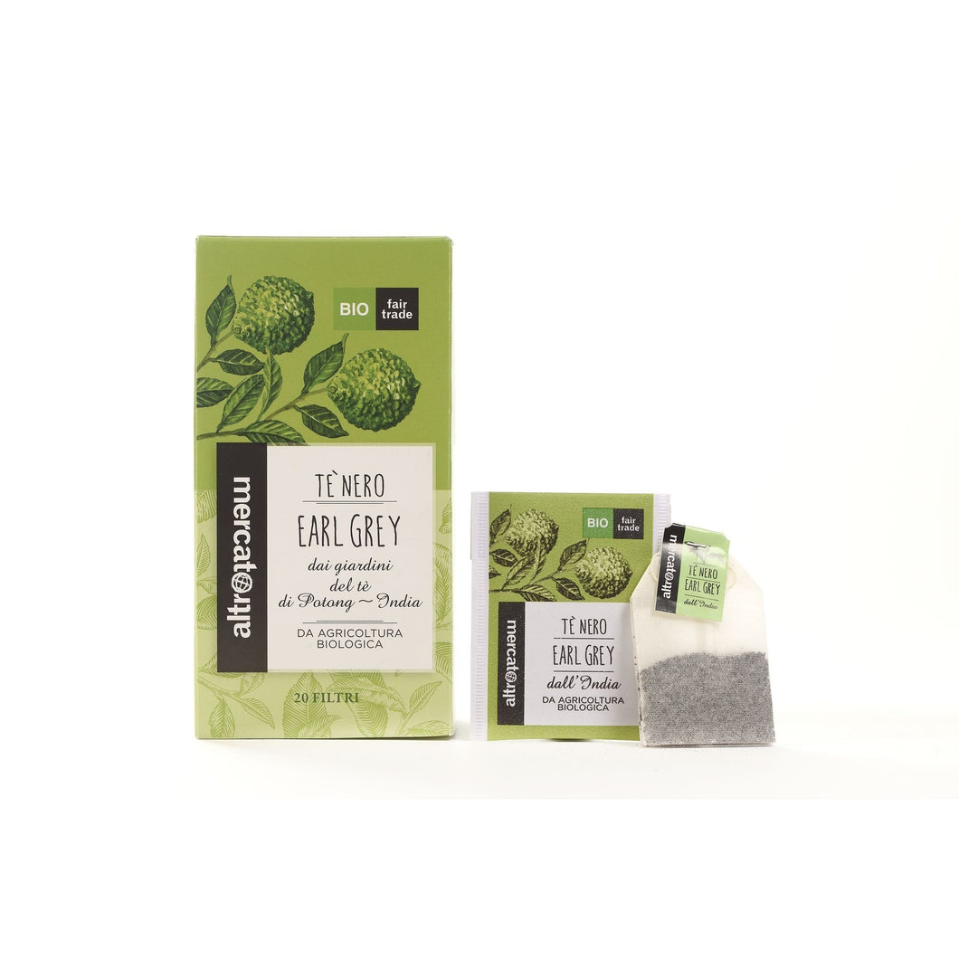 TÈ NERO EARL GREY INDIA IN FILTRI - BIO | COD. 00001012 | 20 filtri - 40 g